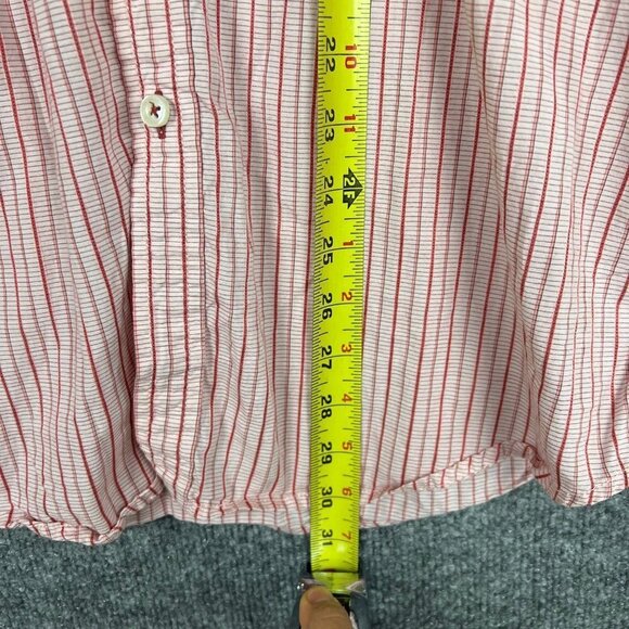 Tommy Bahama Jeans Island Crafted Modern Fit Shirt Pink Striped Men's SZ L - Picture 8 of 9